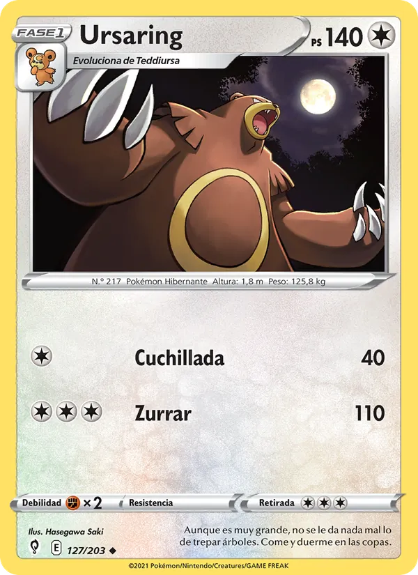 Ursaring Cielos Evolutivos 127/203