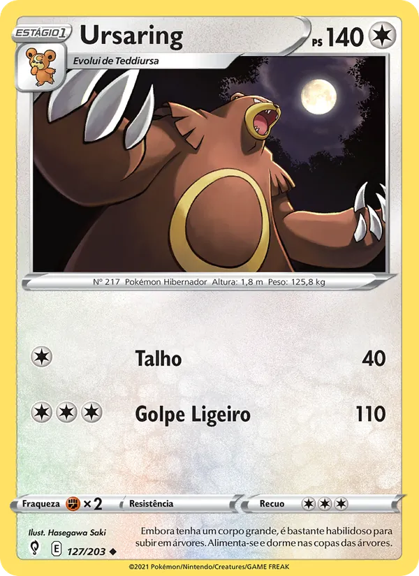 Ursaring Céus em Evolução 127/203