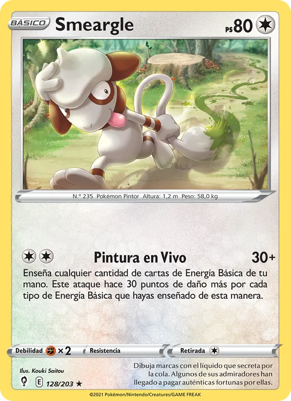 Smeargle Cielos Evolutivos 128/203