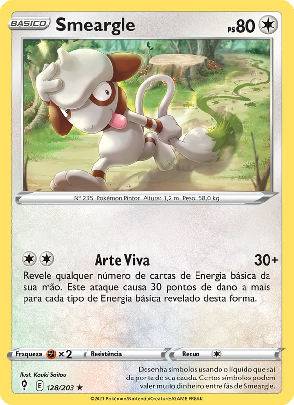 Smeargle Céus em Evolução 128/203