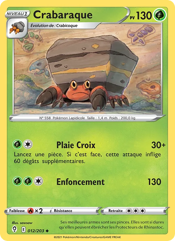 Crabaraque Évolution Céleste 12/203