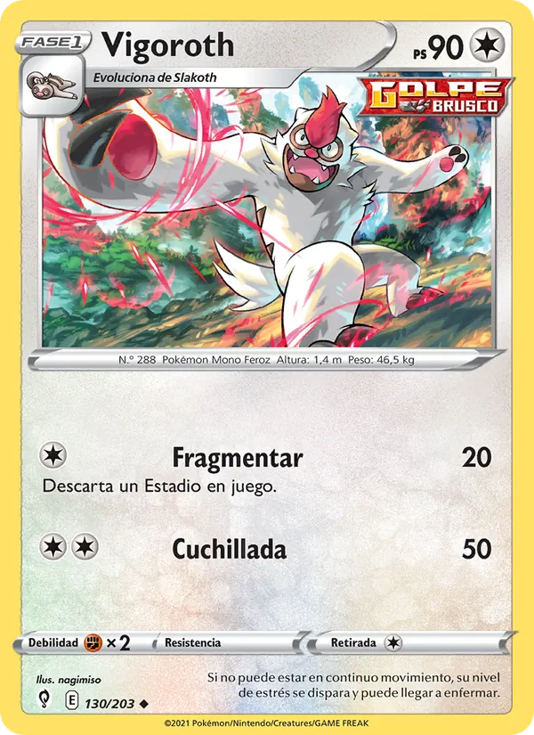 Vigoroth Cielos Evolutivos 130/203
