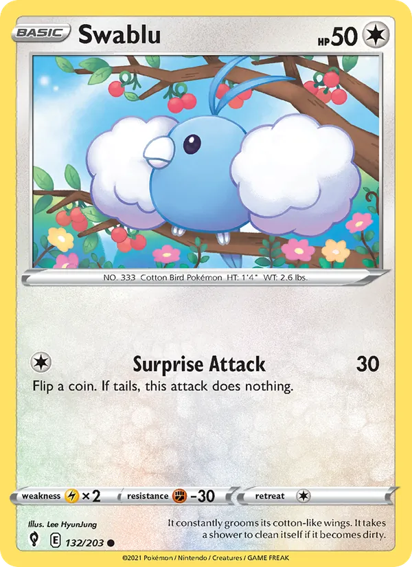 Swablu Evolving Skies 132/203
