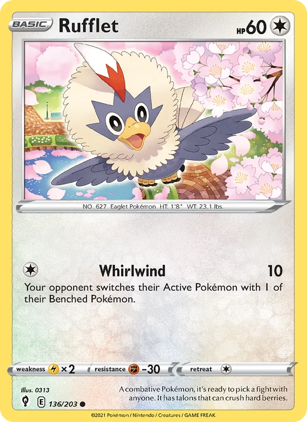 Rufflet Evolving Skies 136/203