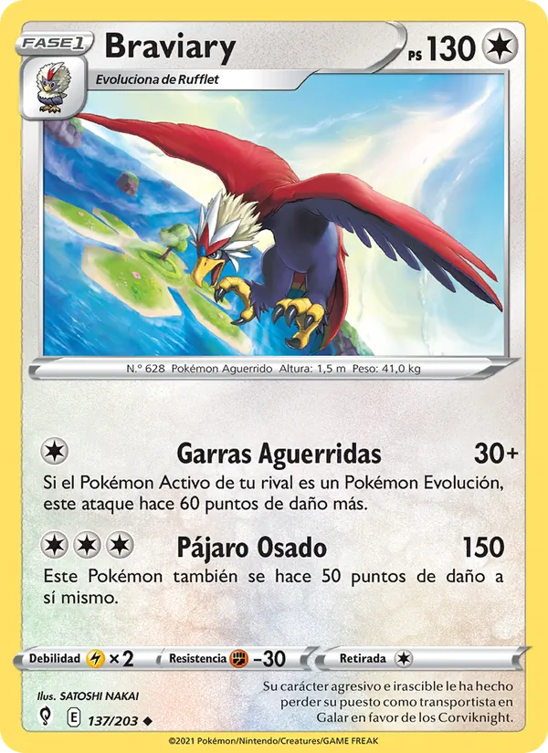Braviary Cielos Evolutivos 137/203