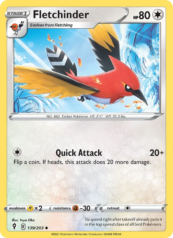 Fletchinder Evolving Skies 139/203