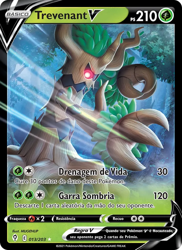 Trevenant V Céus em Evolução 13/203