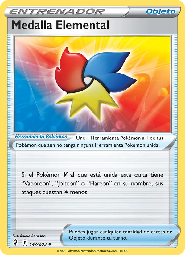Medalla Elemental Cielos Evolutivos 147/203