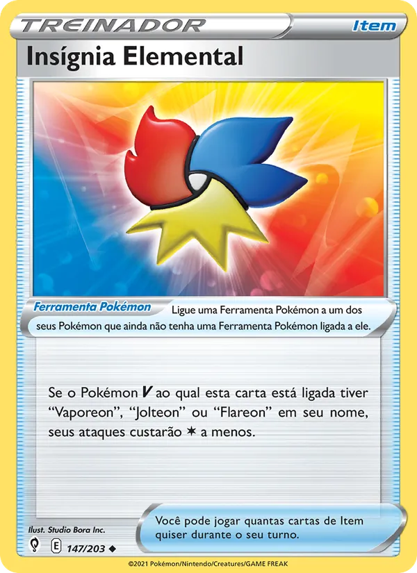 Insígnia Elemental Céus em Evolução 147/203