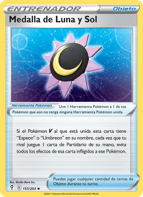 Medalla de Luna y Sol Cielos Evolutivos 151/203