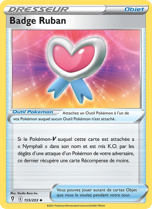 Badge Ruban Évolution Céleste 155/203