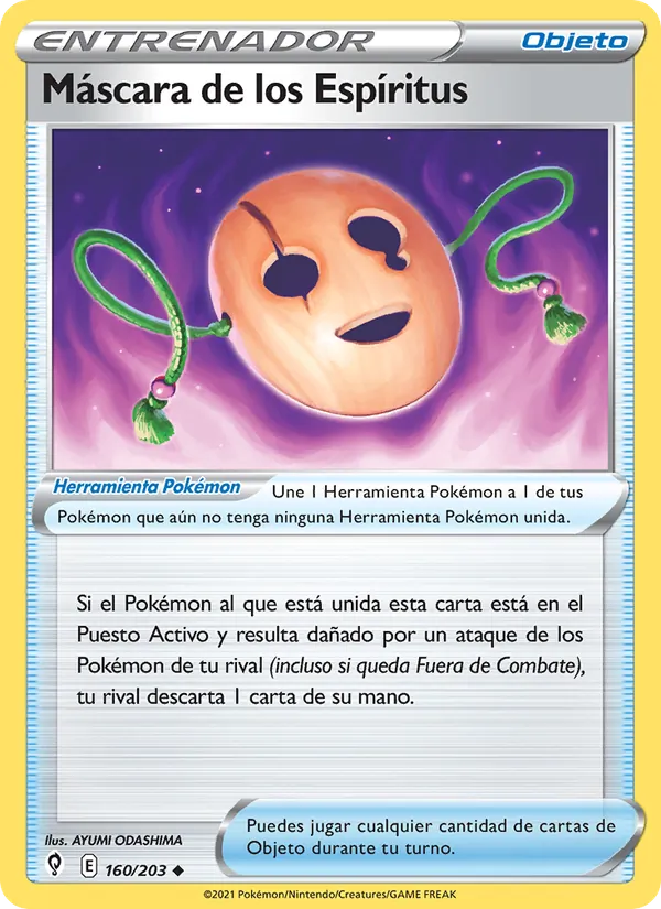 Máscara de los Espíritus Cielos Evolutivos 160/203