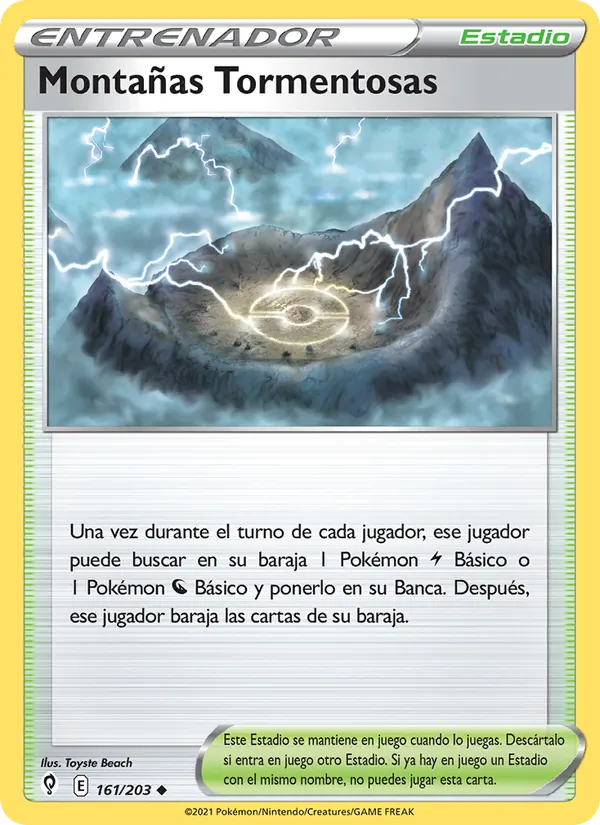 Montañas Tormentosas Cielos Evolutivos 161/203