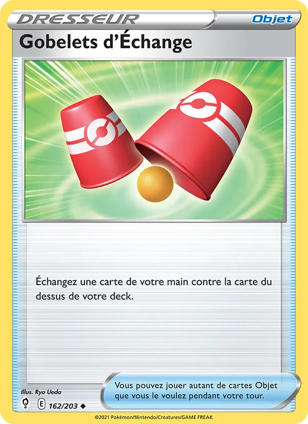 Gobelets d'Échange Évolution Céleste 162/203