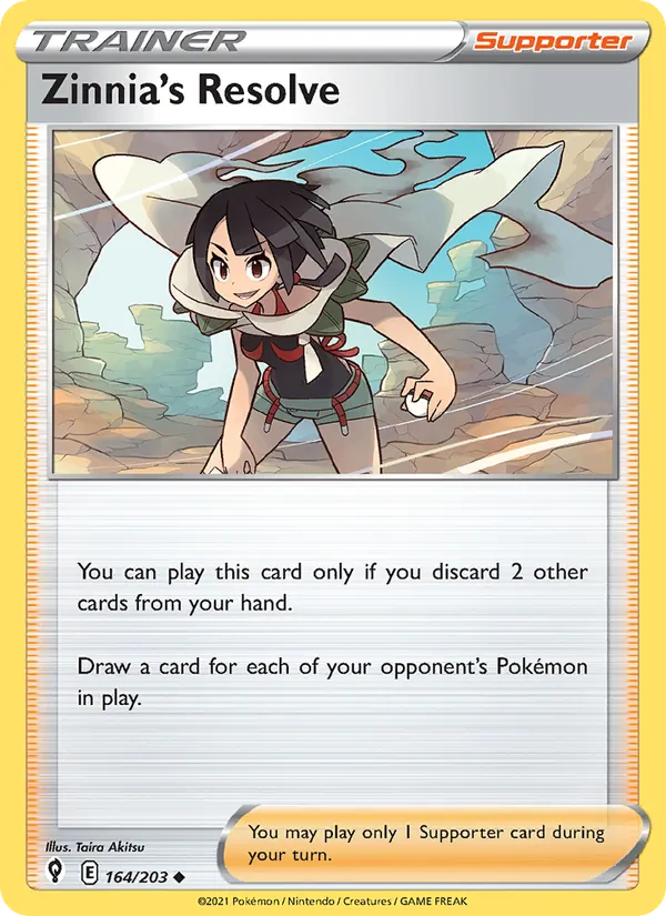 Zinnia's Resolve Evolving Skies 164/203