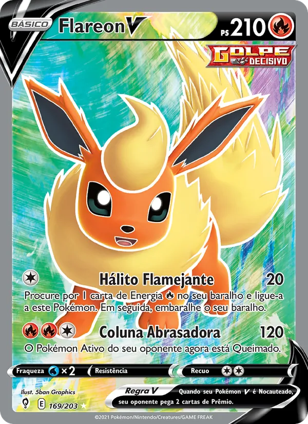 Flareon V Céus em Evolução 169/203