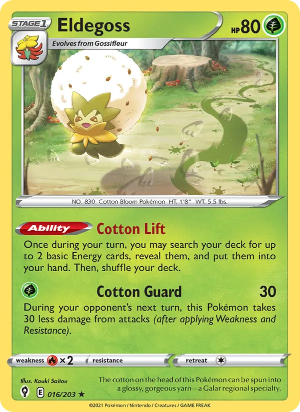 Eldegoss Evolving Skies 16/203