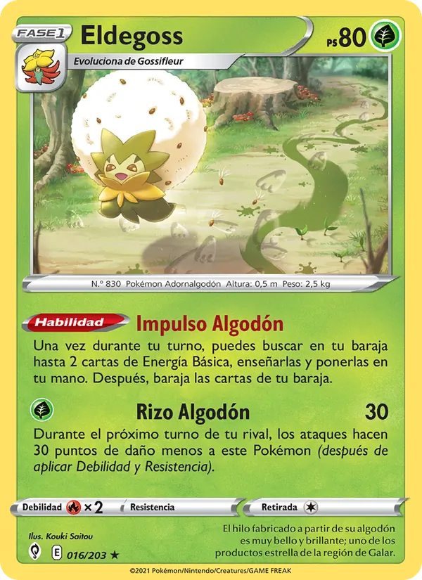 Eldegoss Cielos Evolutivos 16/203