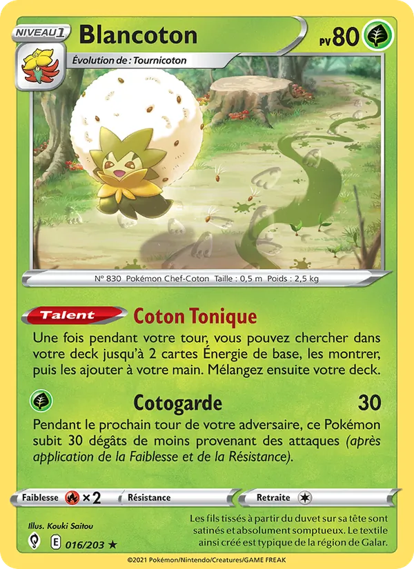 Blancoton Évolution Céleste 16/203