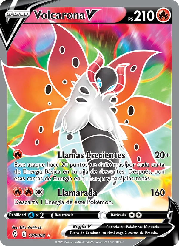 Volcarona V Cielos Evolutivos 170/203