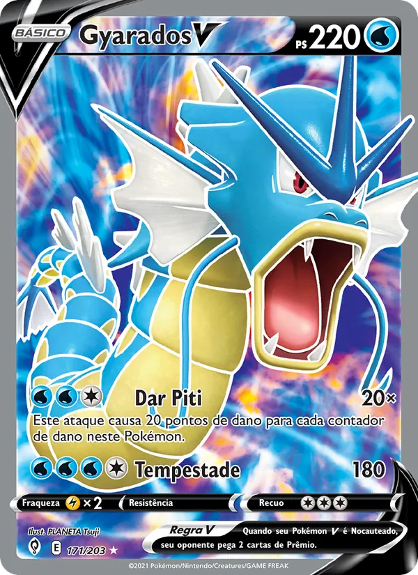 Gyarados V Céus em Evolução 171/203