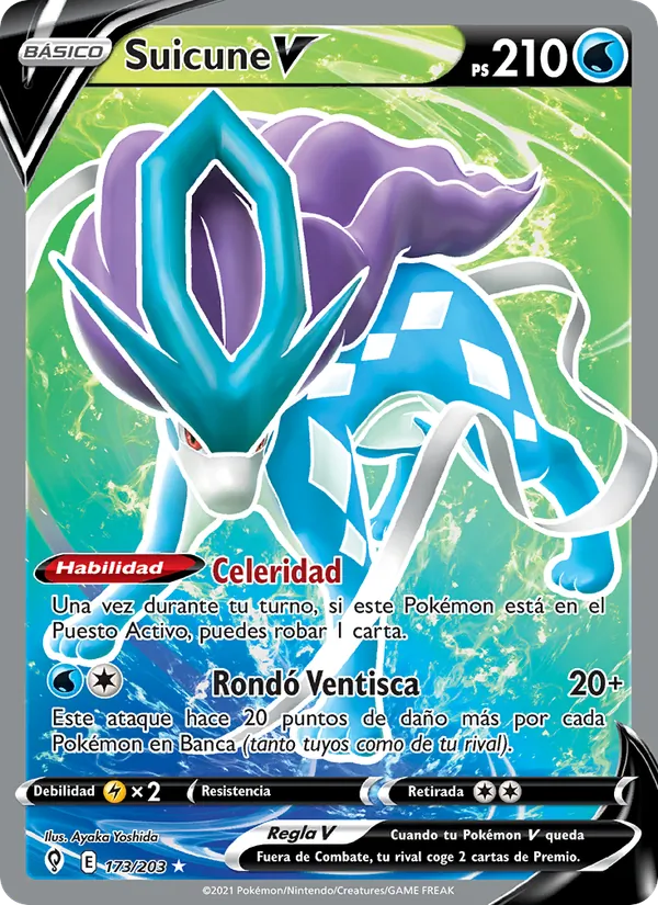 Suicune V Cielos Evolutivos 173/203