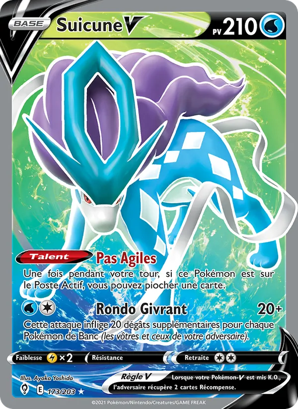 Suicune V Évolution Céleste 173/203