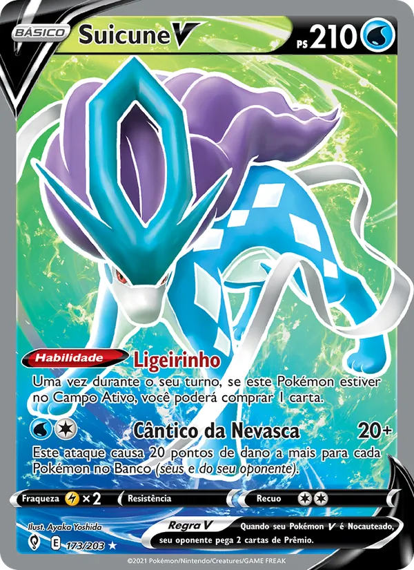 Suicune V Céus em Evolução 173/203