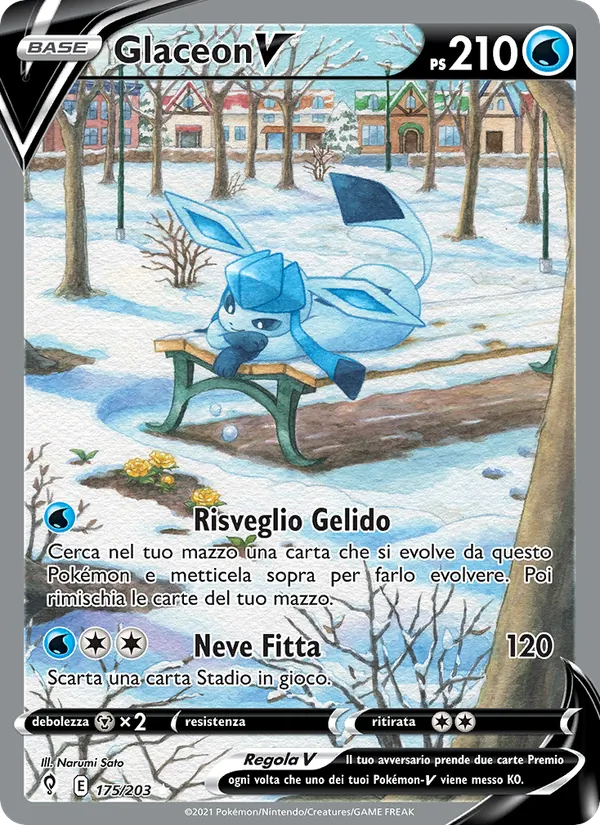 Glaceon V Evoluzioni Eteree 175/203