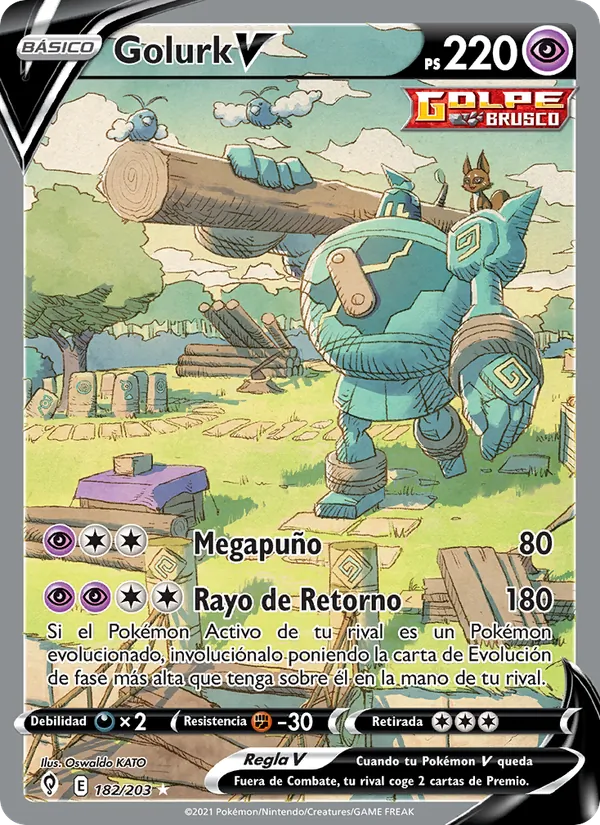 Golurk V Cielos Evolutivos 182/203