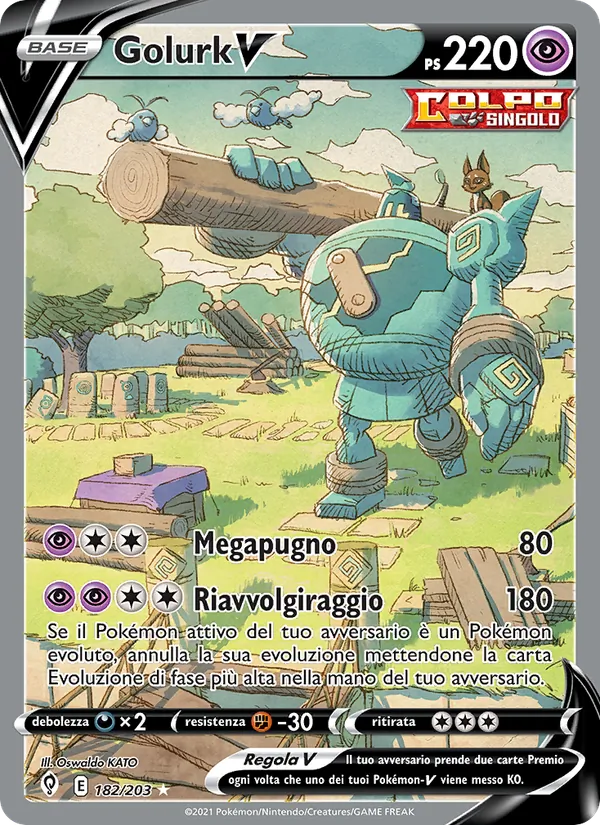 Golurk V Evoluzioni Eteree 182/203