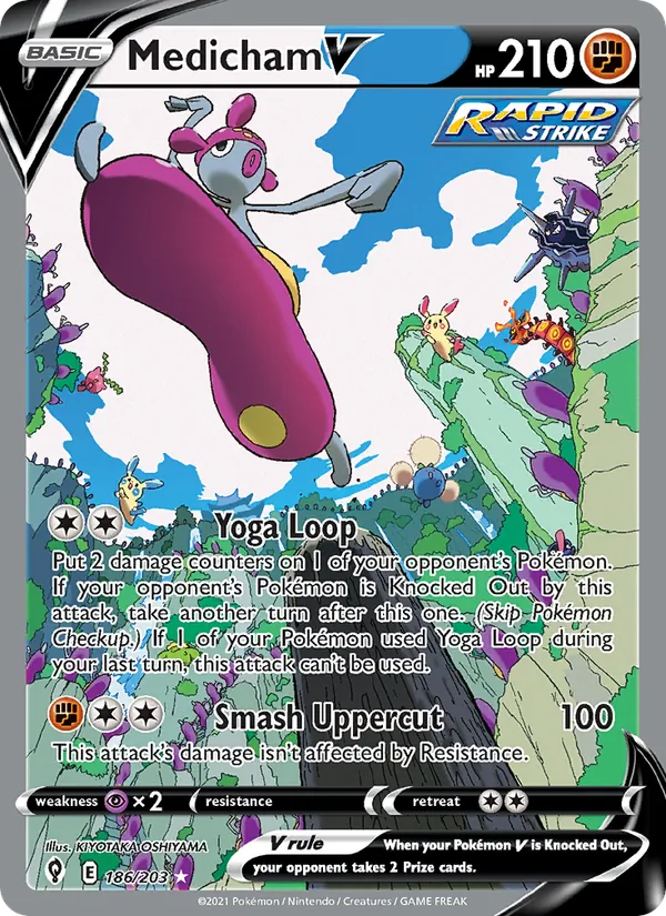 Medicham V Evolving Skies 186/203
