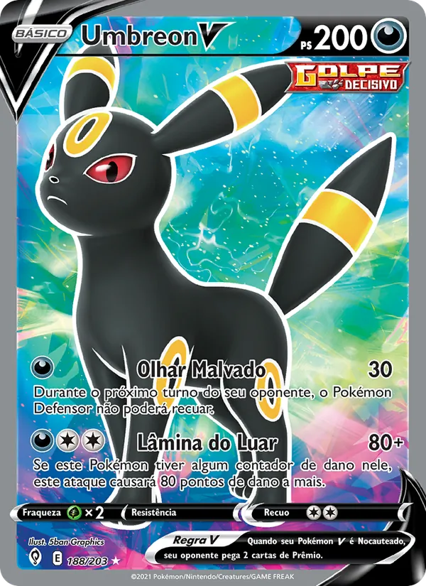 Umbreon V Céus em Evolução 188/203