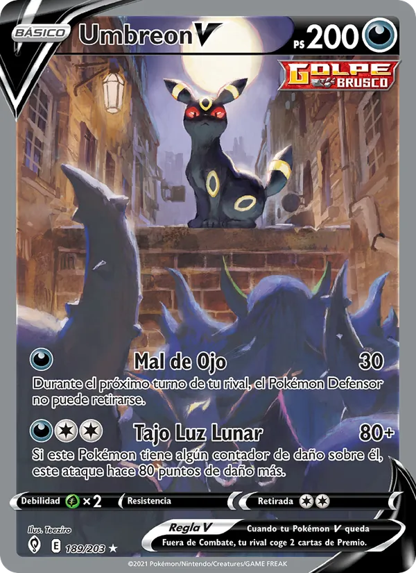 Umbreon V Cielos Evolutivos 189/203