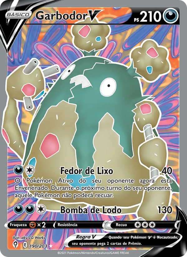 Garbodor V Céus em Evolução 190/203