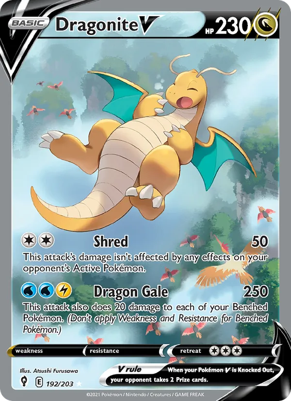 Dragonite V Evolving Skies 192/203