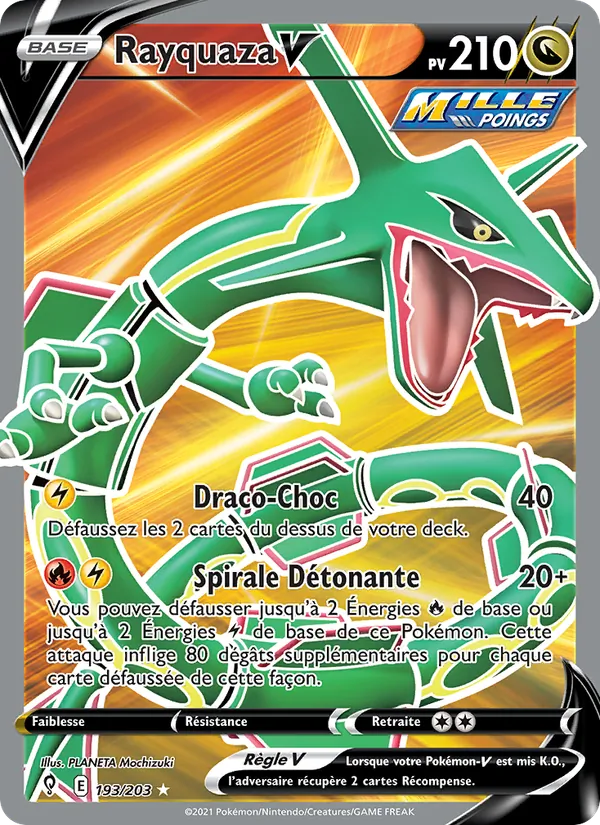 Rayquaza V Évolution Céleste 193/203