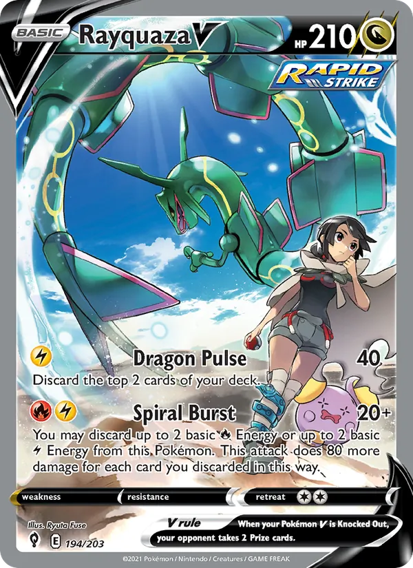 Rayquaza V Evolving Skies 194/203