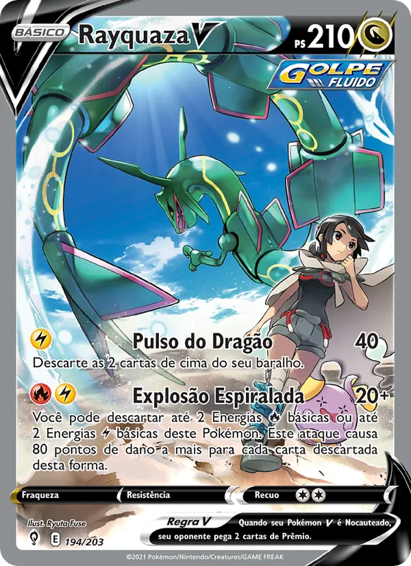 Rayquaza V Céus em Evolução 194/203