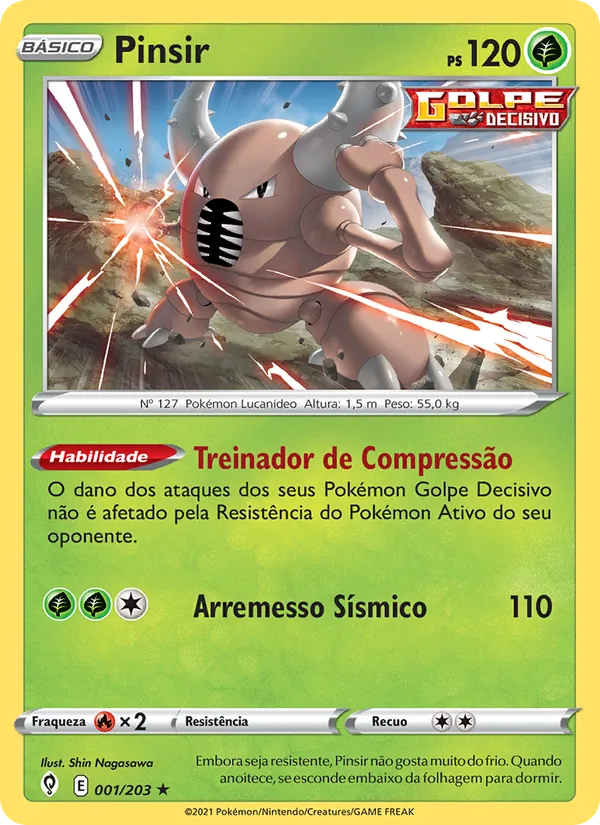 Pinsir Céus em Evolução 1/203