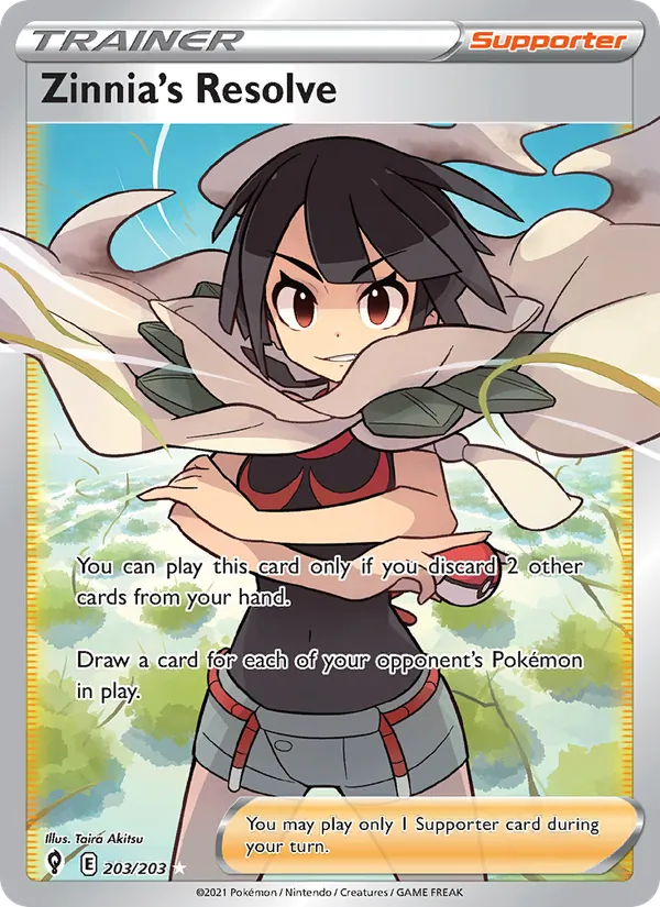 Zinnia's Resolve Evolving Skies 203/203