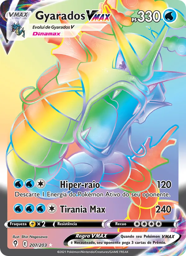 Gyarados VMAX Céus em Evolução 207/203