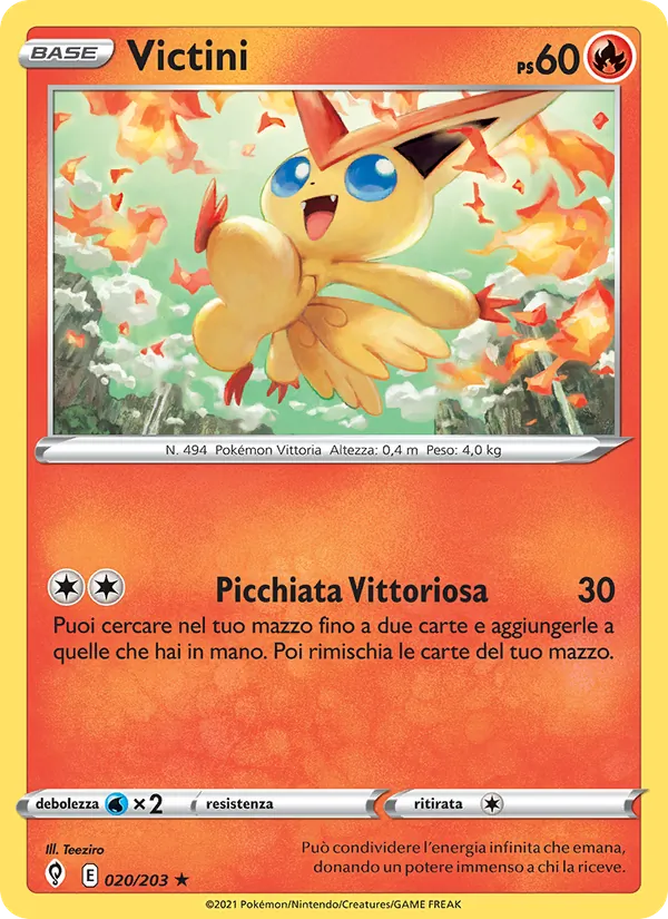 Victini Evoluzioni Eteree 20/203