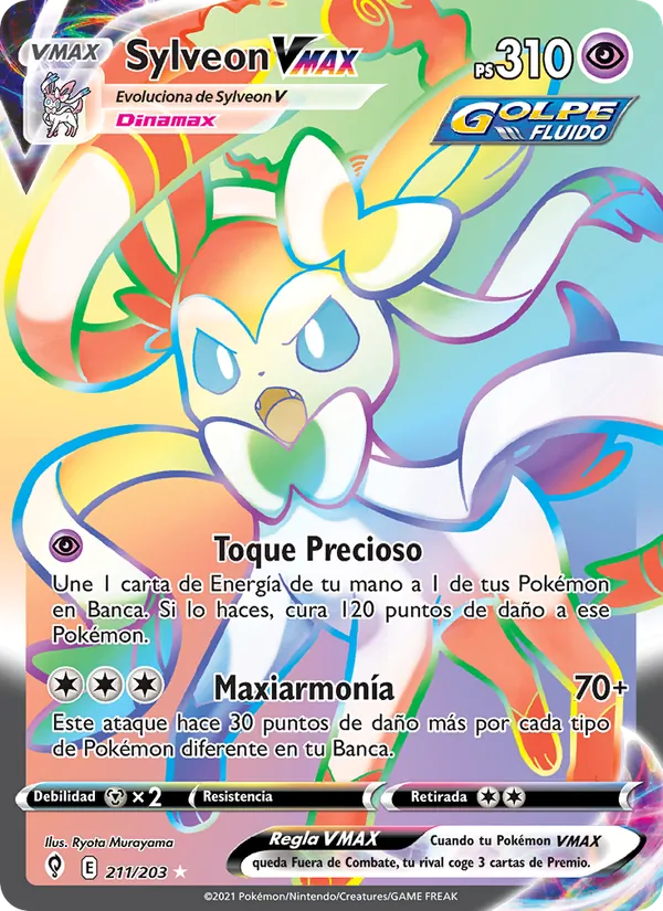 Sylveon VMAX Cielos Evolutivos 211/203