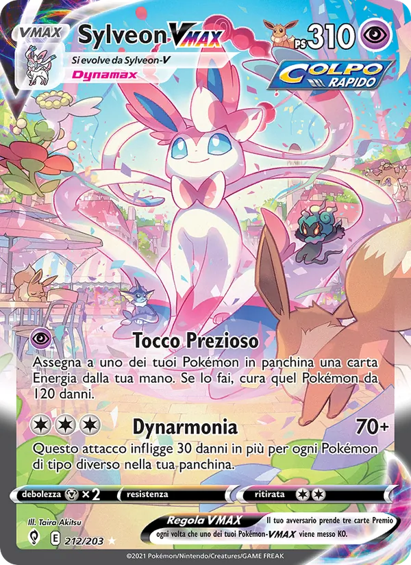 Sylveon VMAX Evoluzioni Eteree 212/203