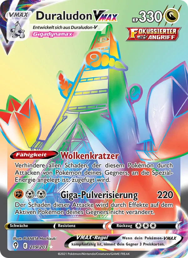 Duraludon VMAX Drachenwandel 219/203