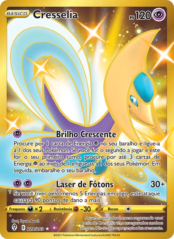 Cresselia Céus em Evolução 228/203