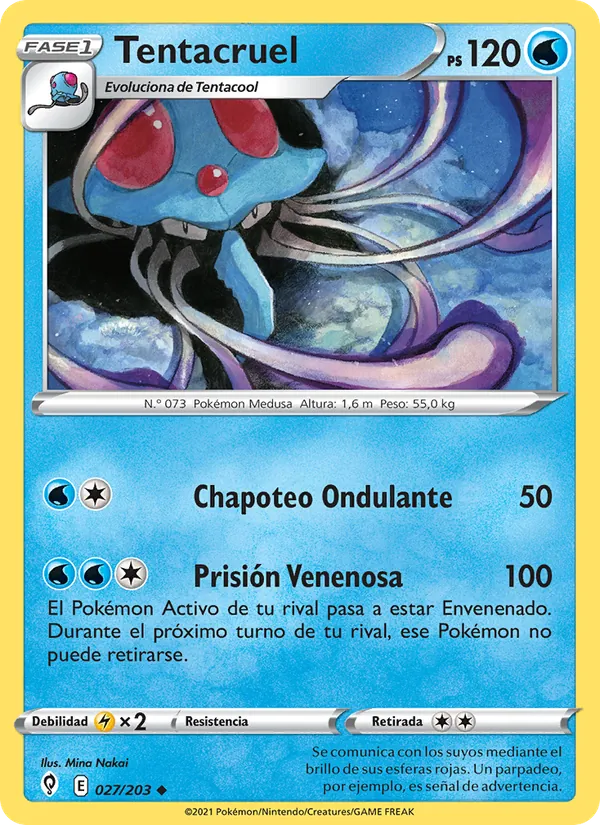 Tentacruel Cielos Evolutivos 27/203