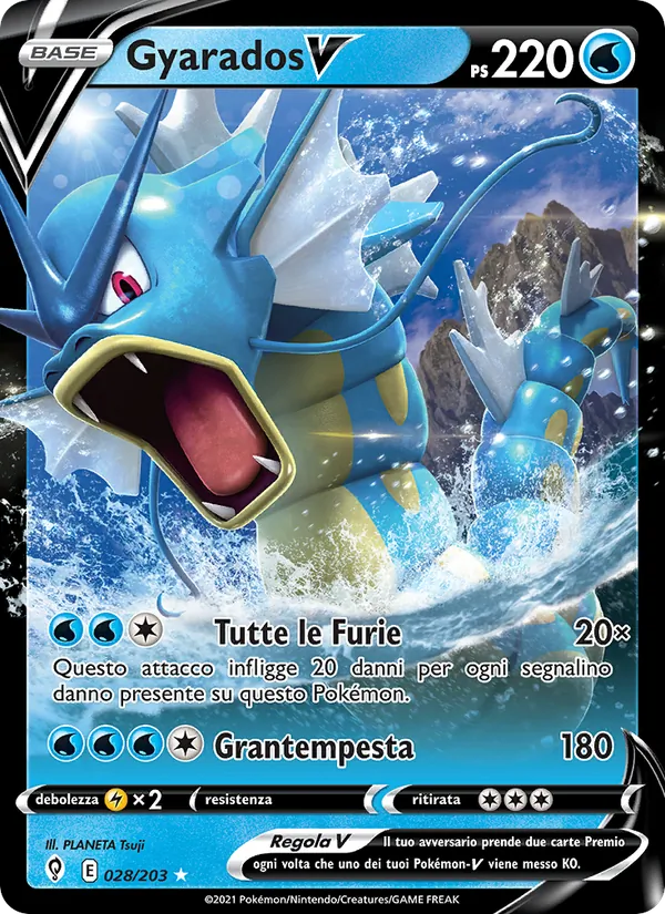 Gyarados V Evoluzioni Eteree 28/203