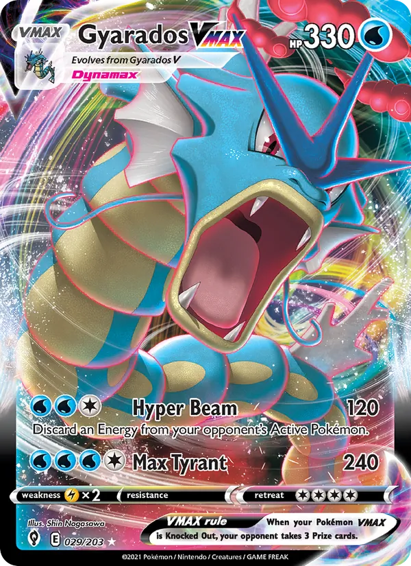 Gyarados VMAX Evolving Skies 29/203